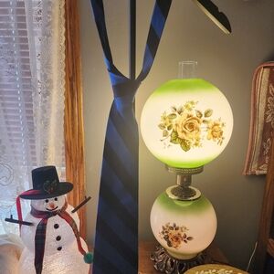 Blue and Black Striped Tie